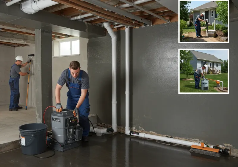 Basement Waterproofing and Flood Prevention process in Highland, IN